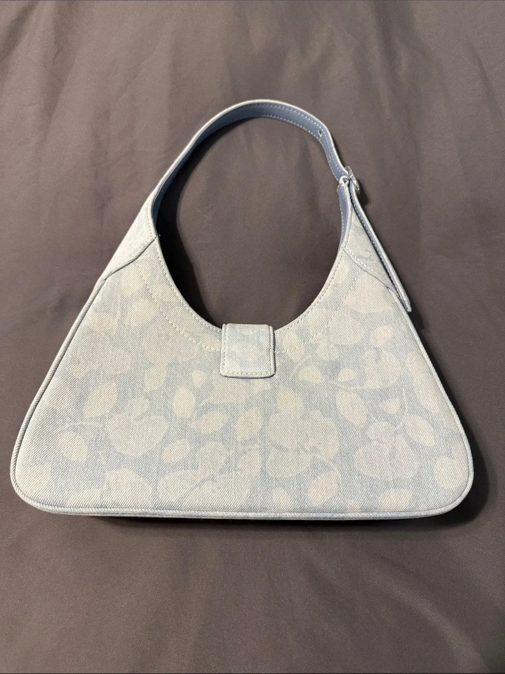 kate spade Pale Blue Floral Jacquard Shoulder Bag